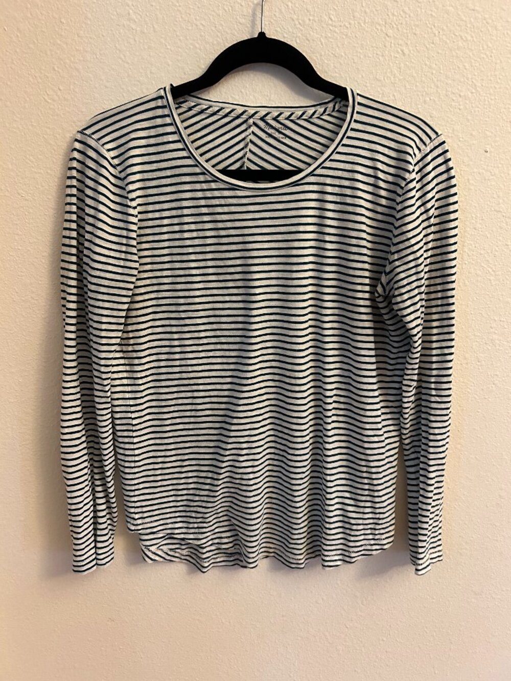 Madewell Striped Whisper Longsleeve Sz Small